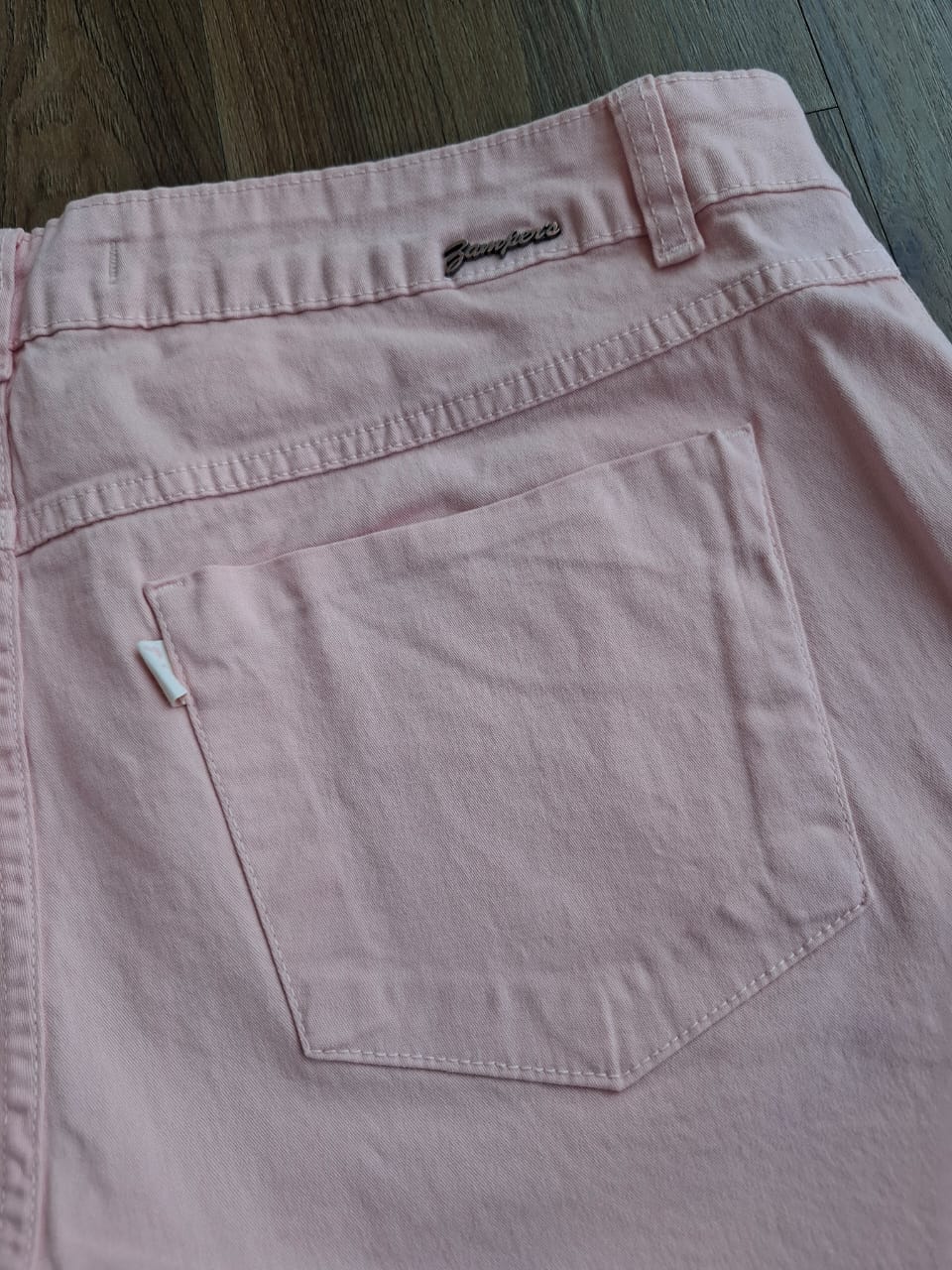 Bermuda sarja bolso faca rosa - Zampers