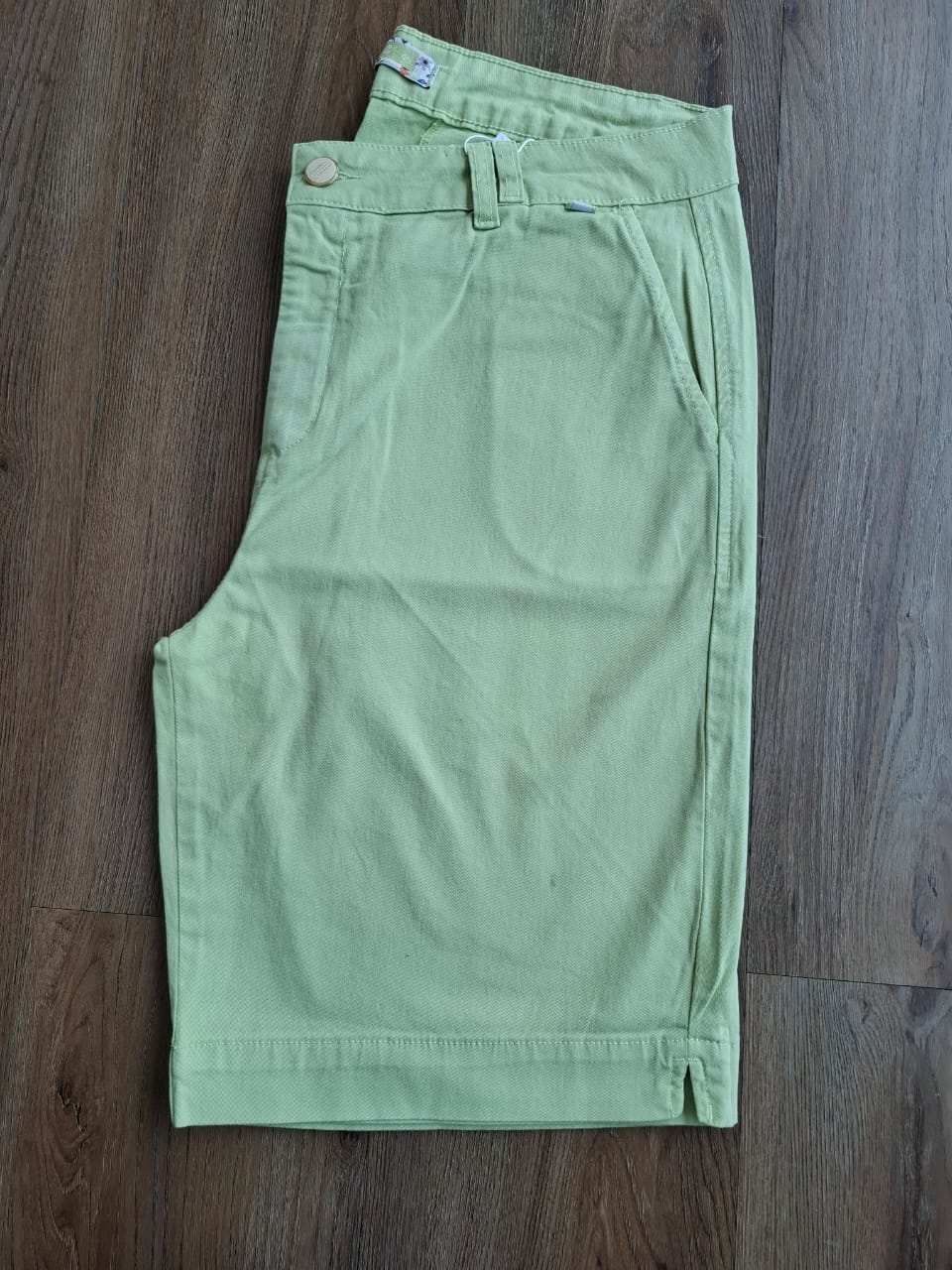 Bermuda sarja bolso faca verde - Zampers