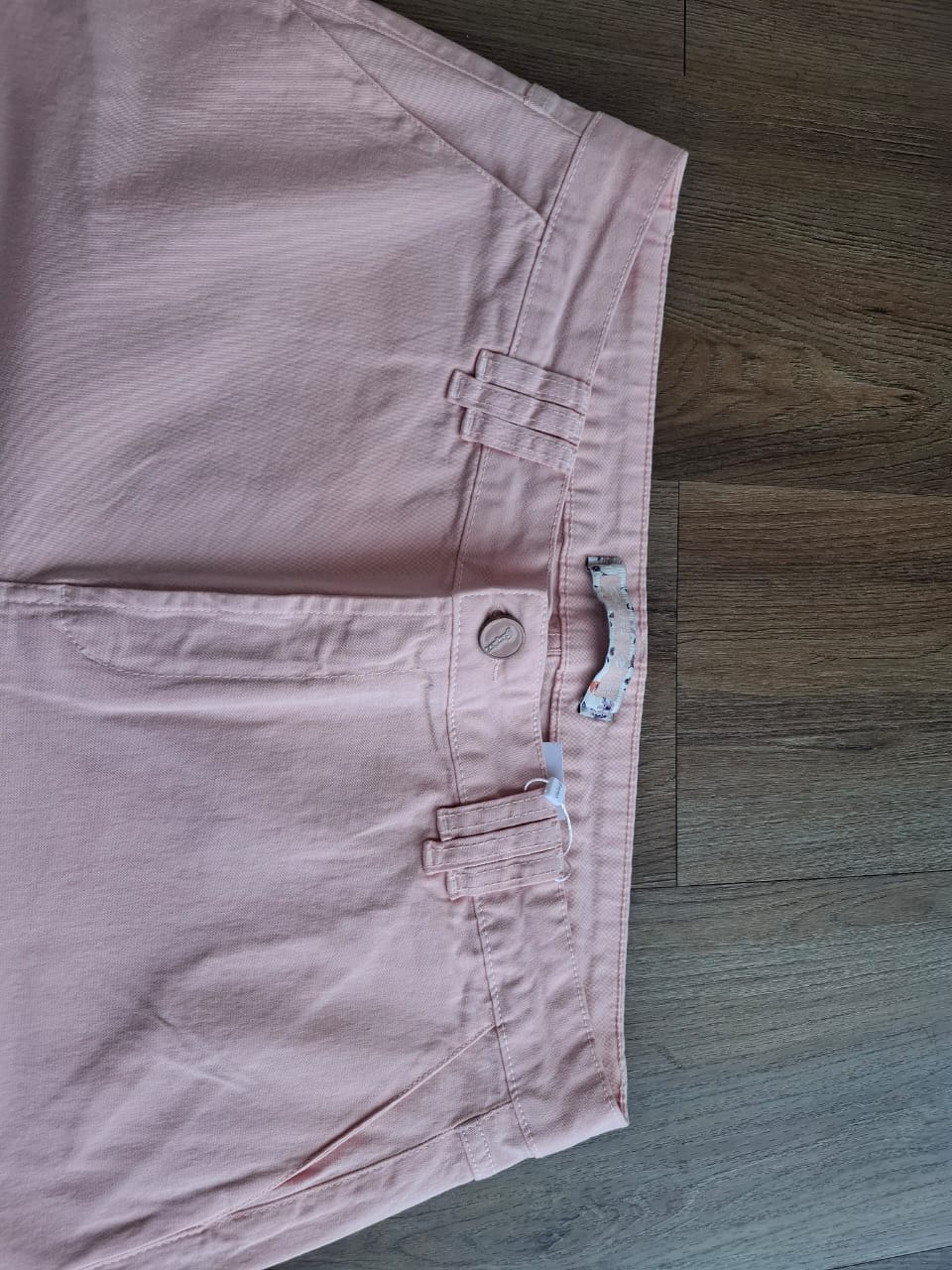 Bermuda sarja bolso faca rosa - Zampers