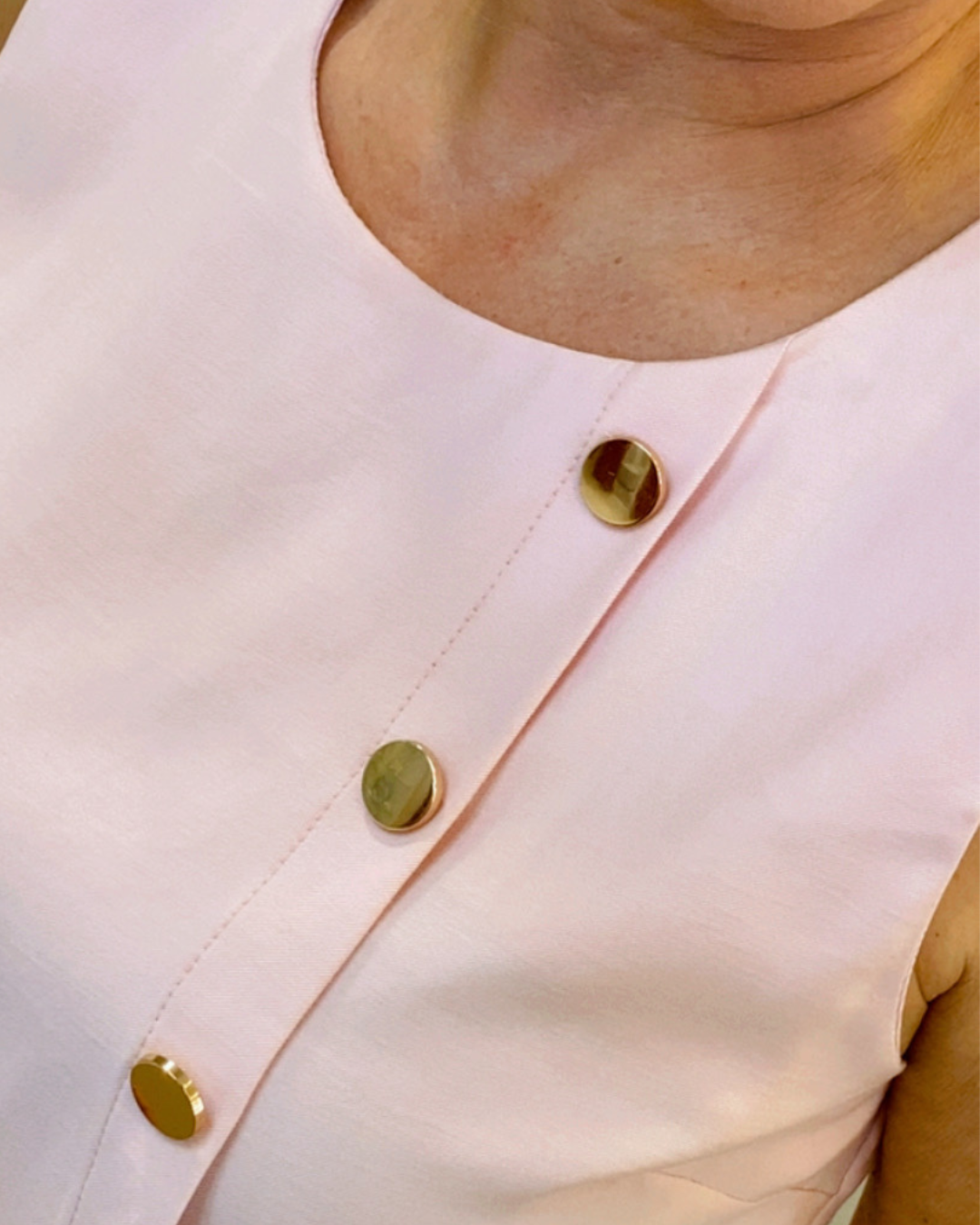 Conjunto de alfaiataria rosa