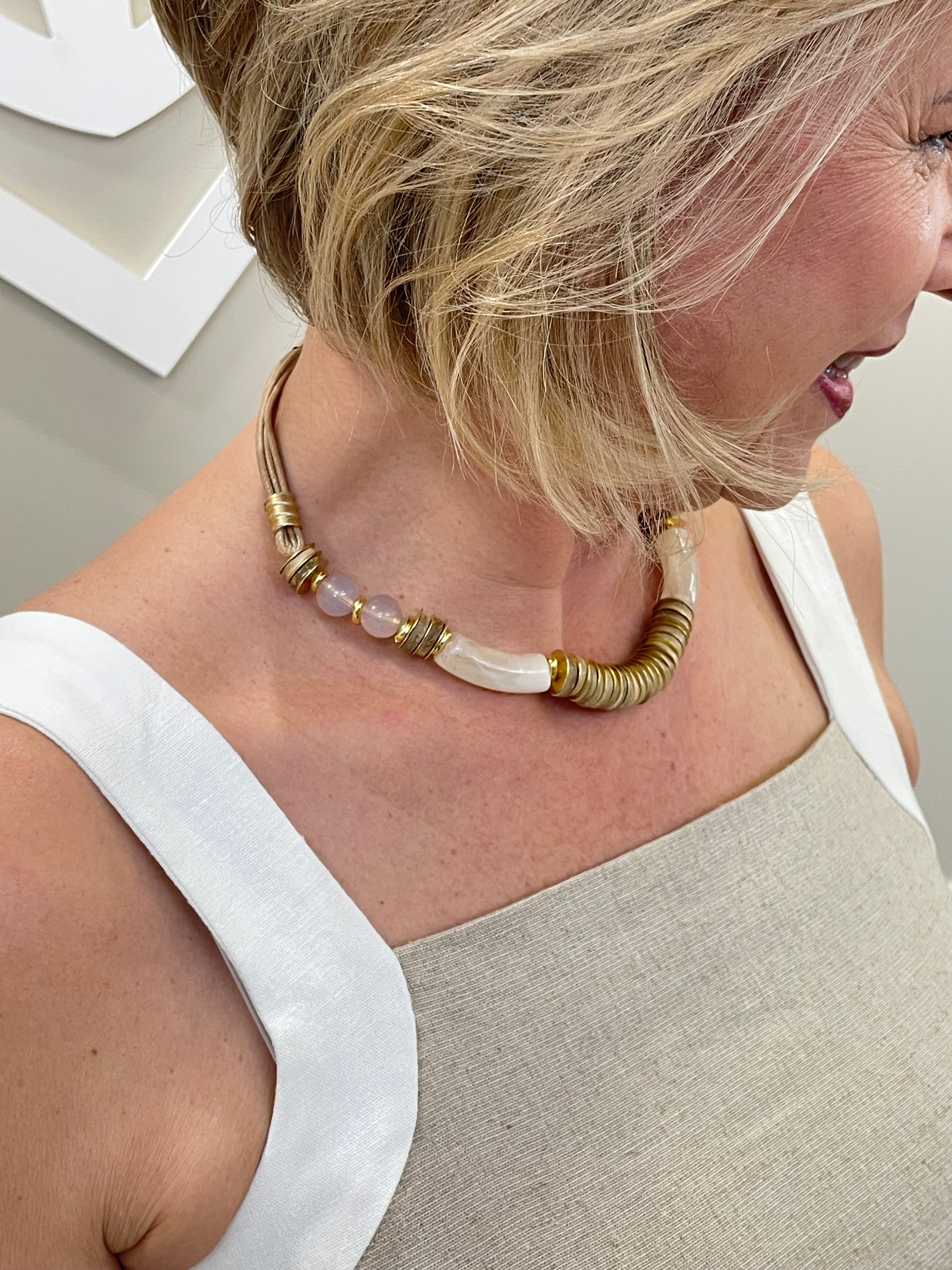 Vestido midi linho natural faixa off - Seiki