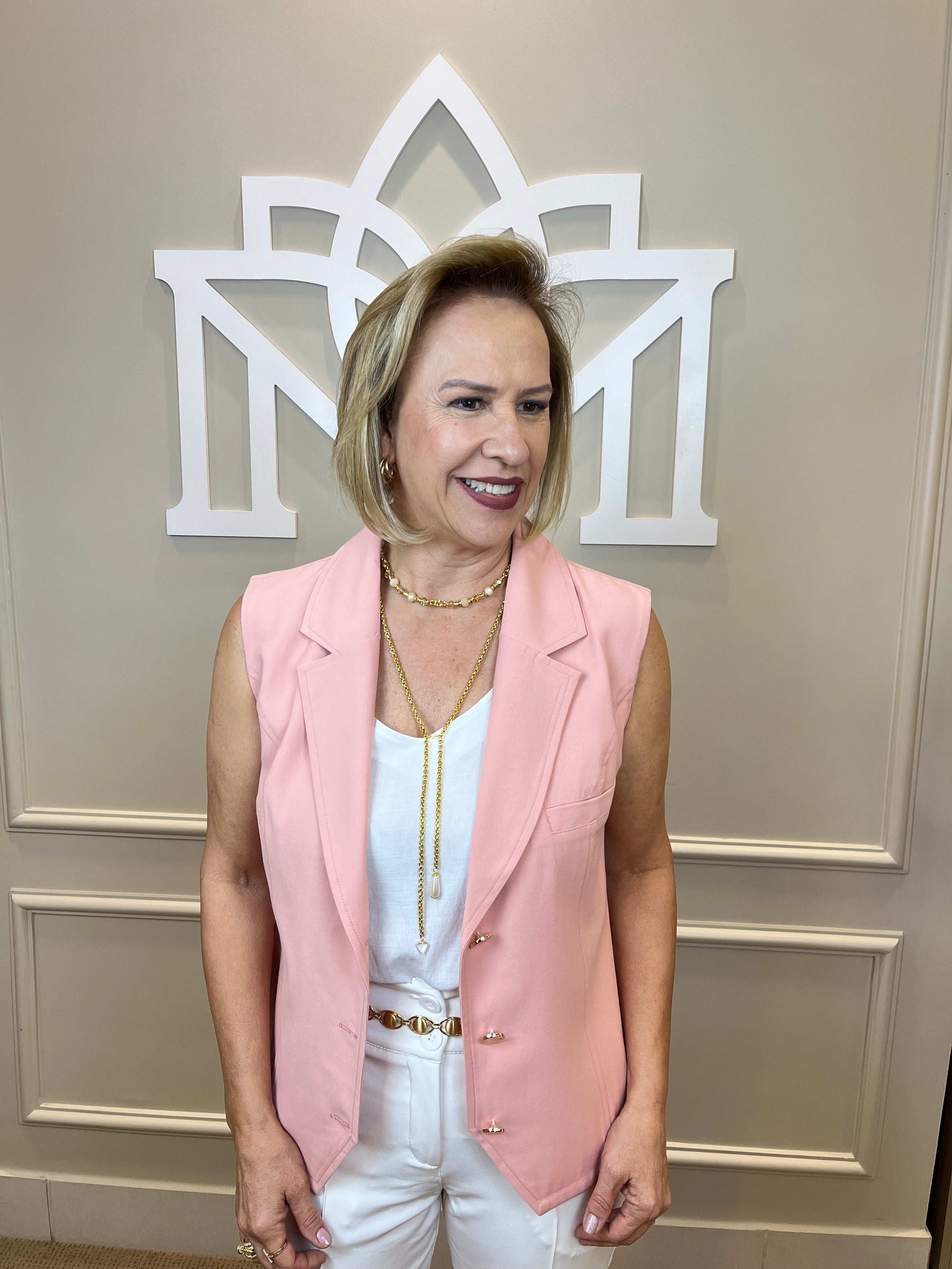 Colete alfaiataria alongado