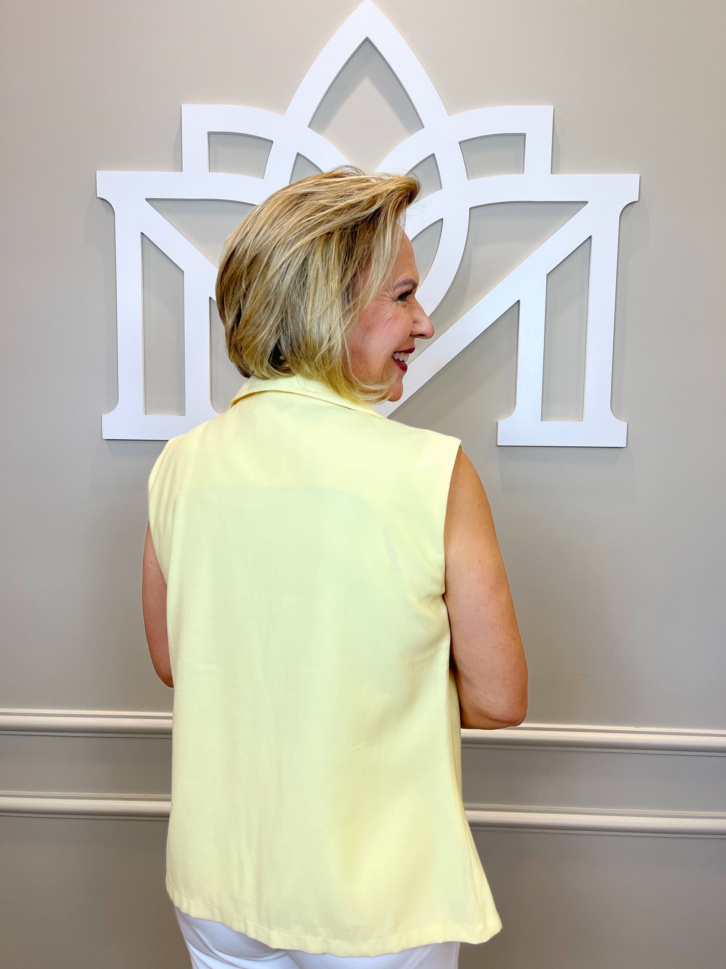 Colete alfaiataria alongado