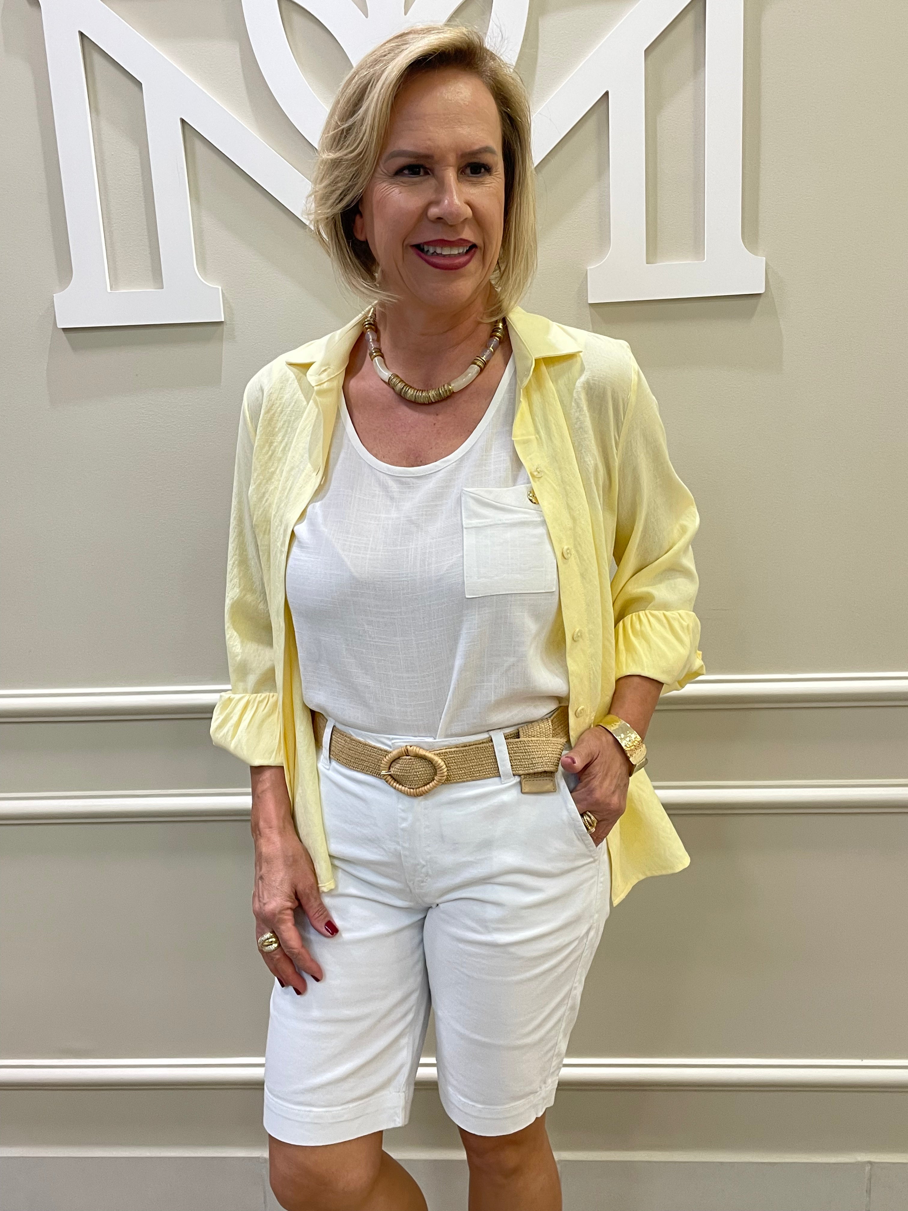 Bermuda comprida bolso faca - Zampers