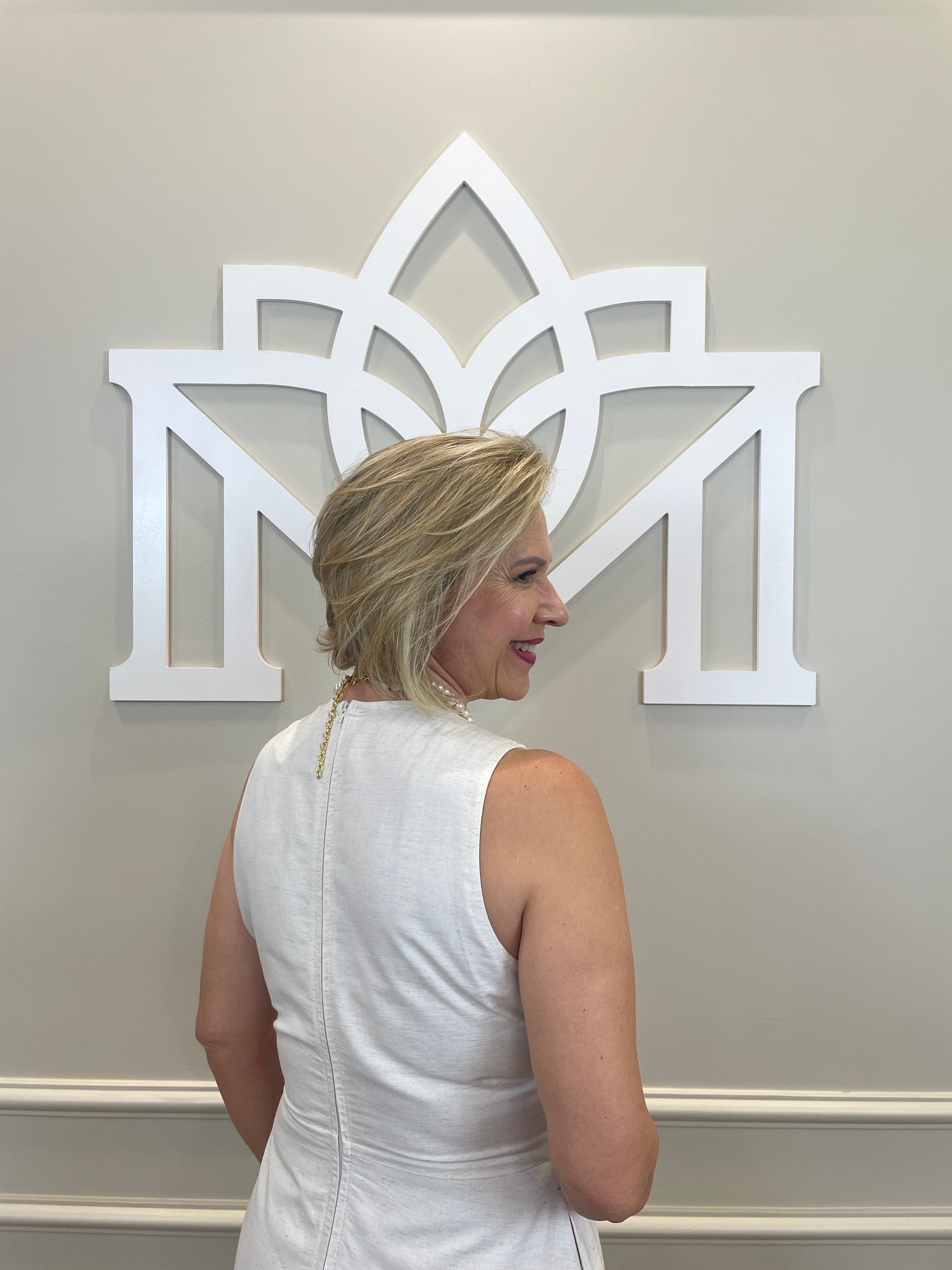 Vestido midi bege viscose crochê - Seiki