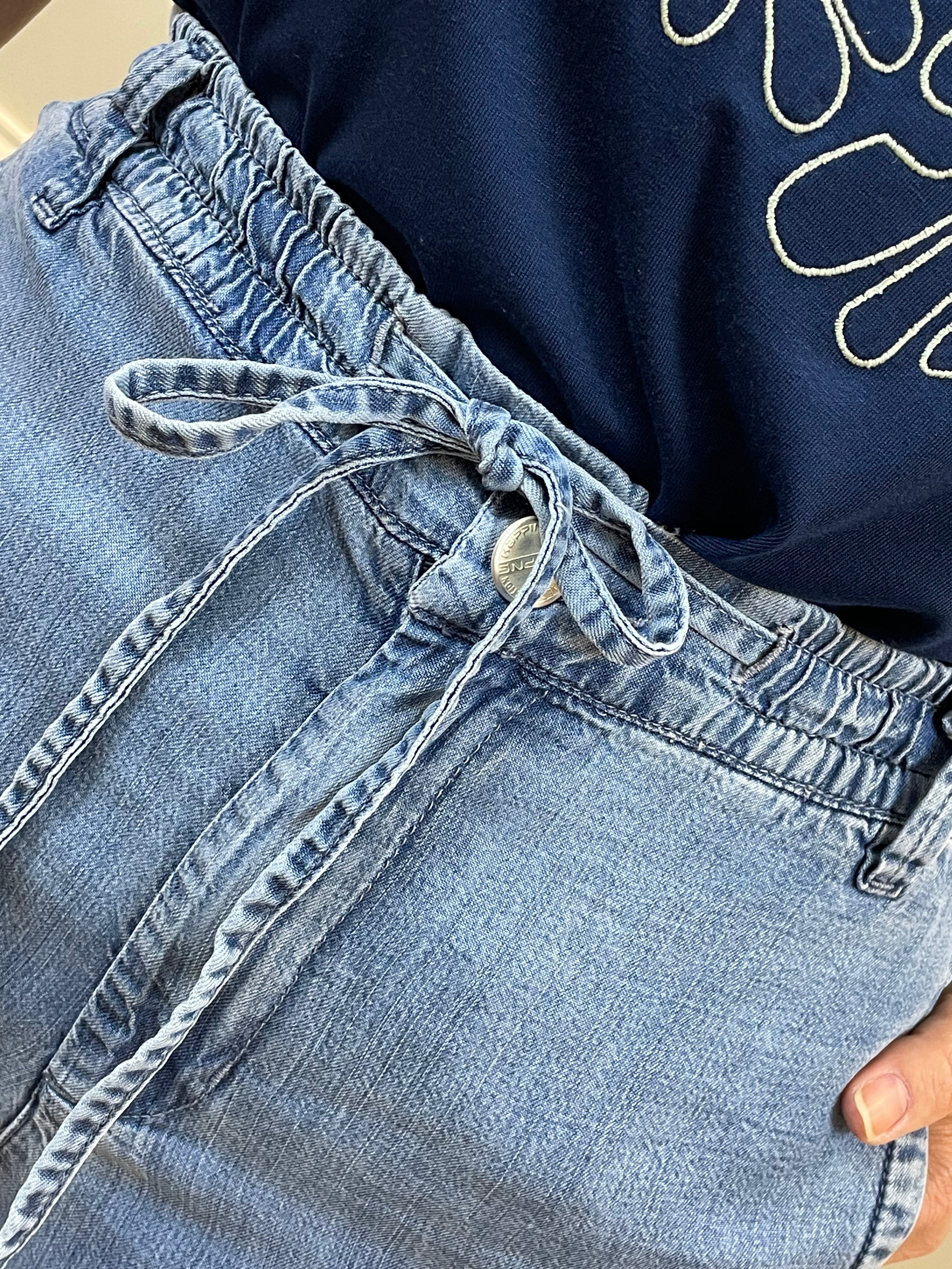 Calça jeans tencel jogger - Happiness