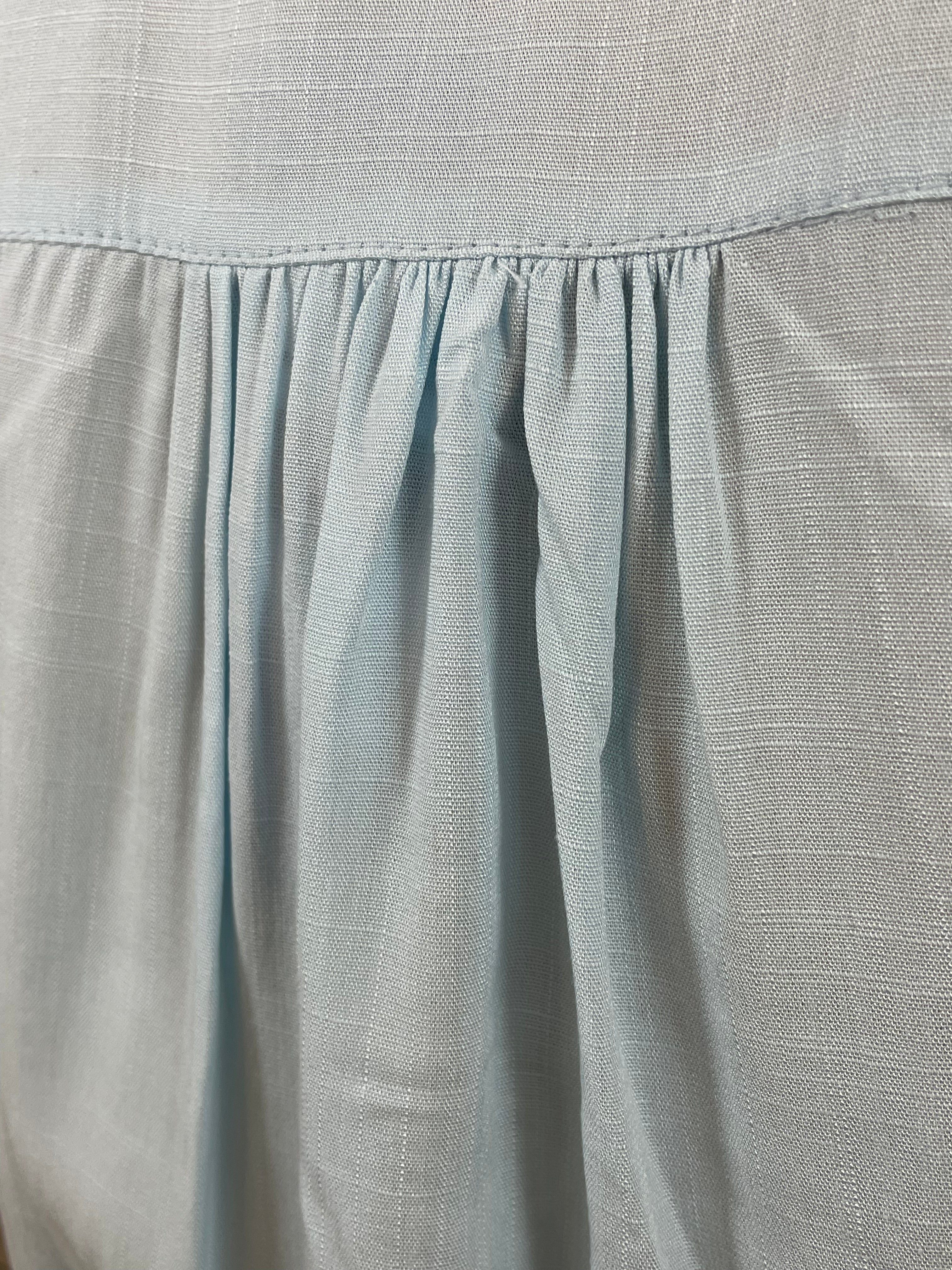 Camisa azulzinha barrado guipir