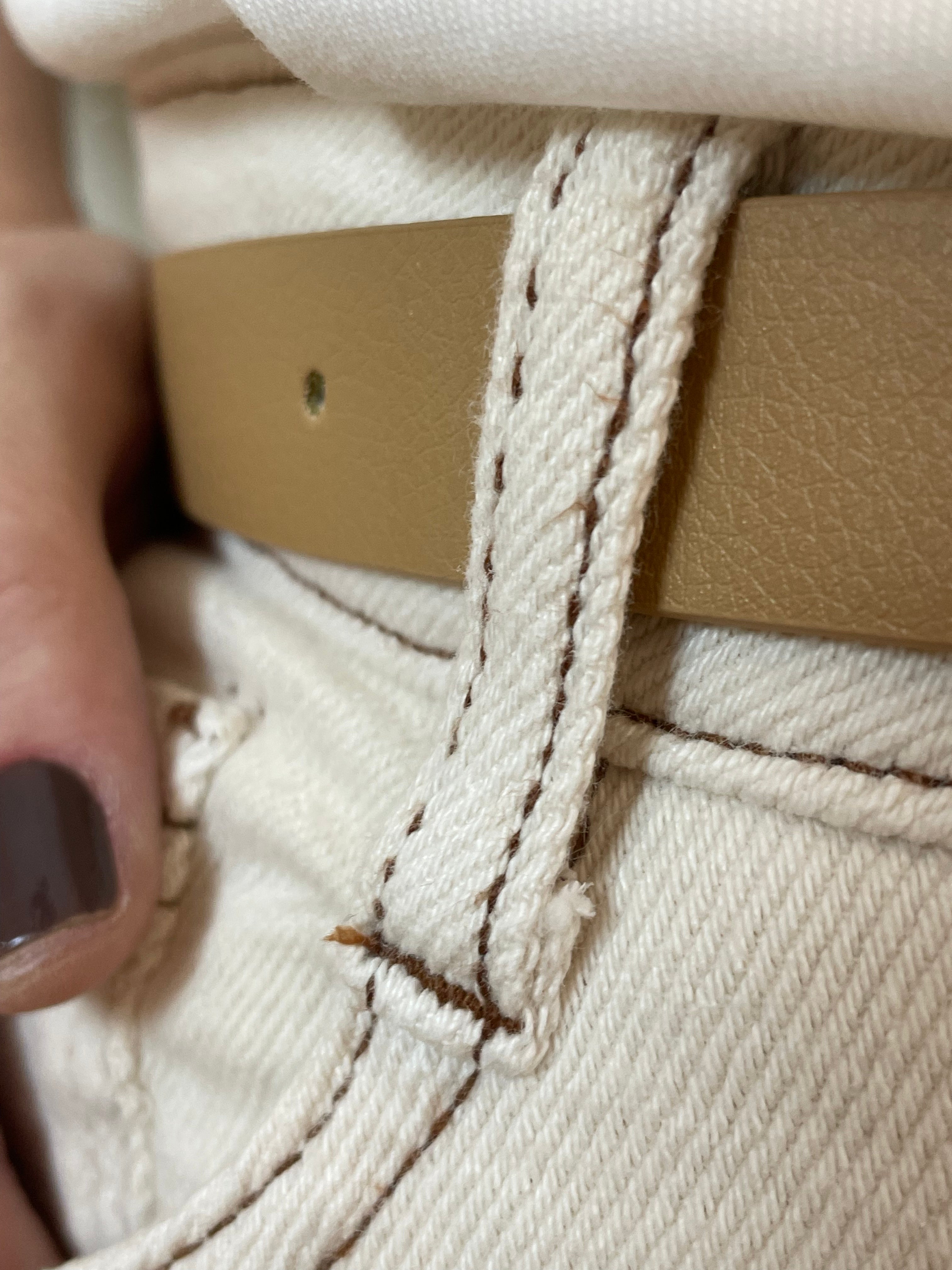 Calça mon sarja natural