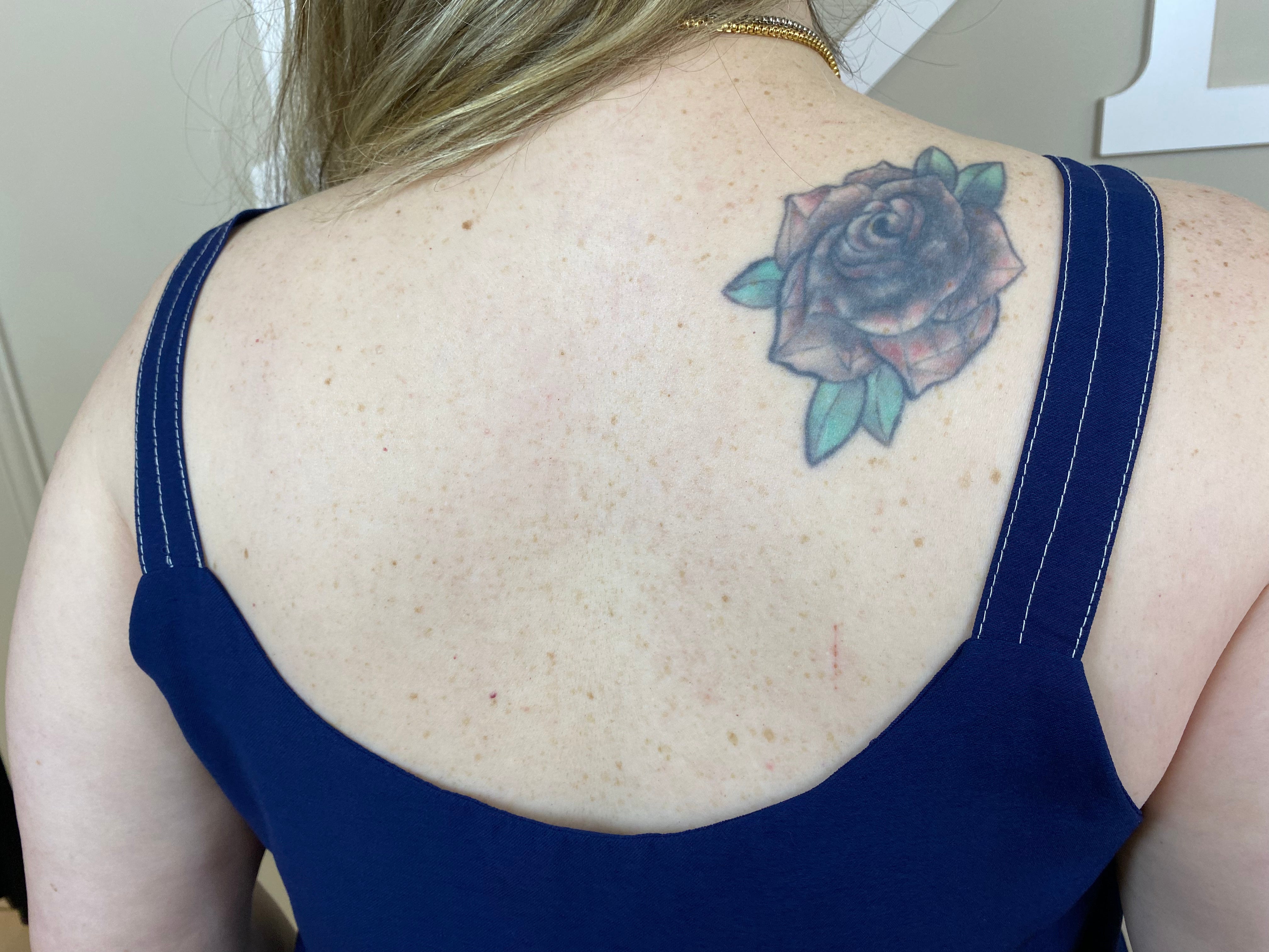 Conjunto calça alfaiataria regata marinho - Elaveste