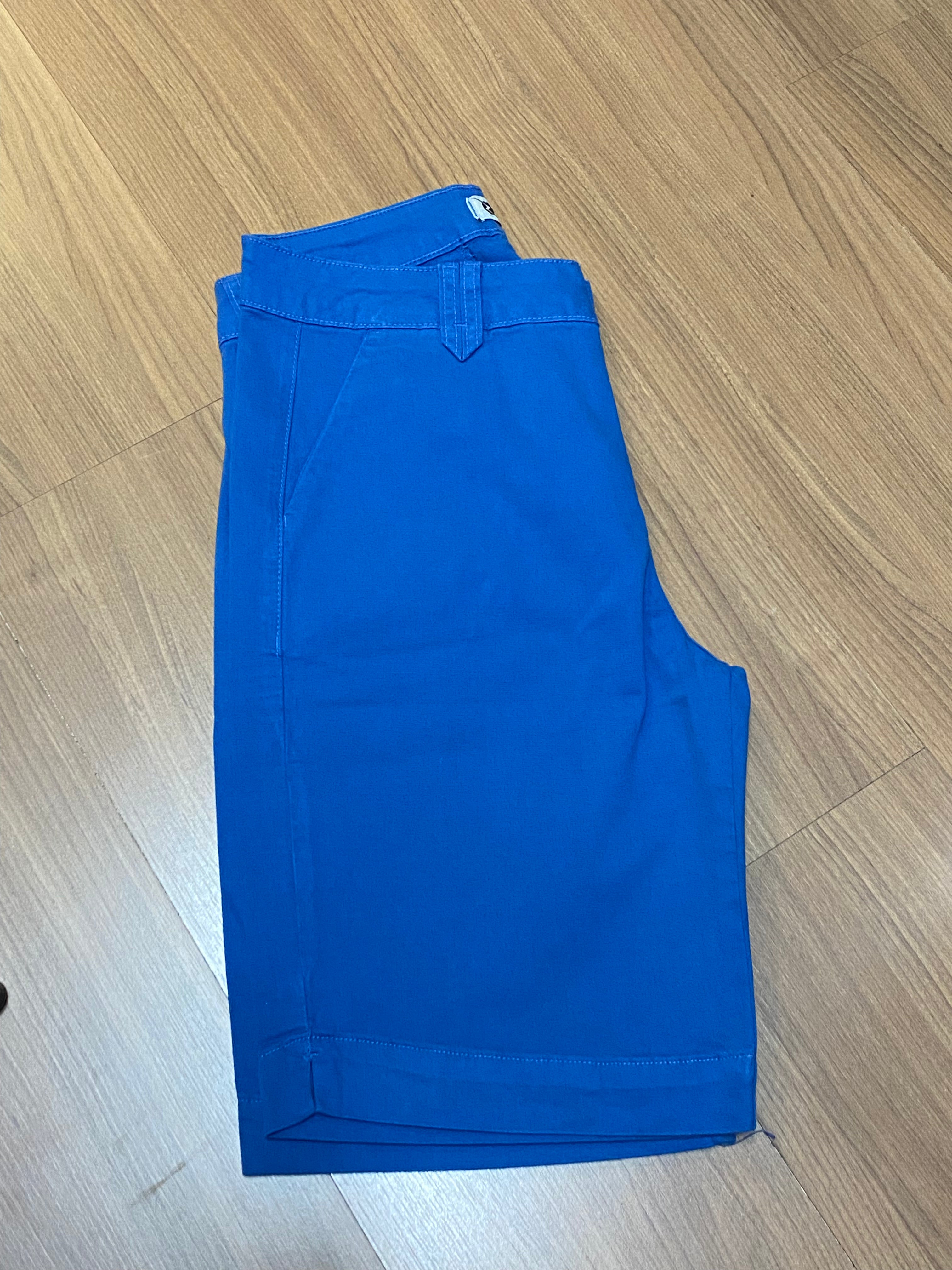 Bermuda azul denin sarja comprida - Zampers