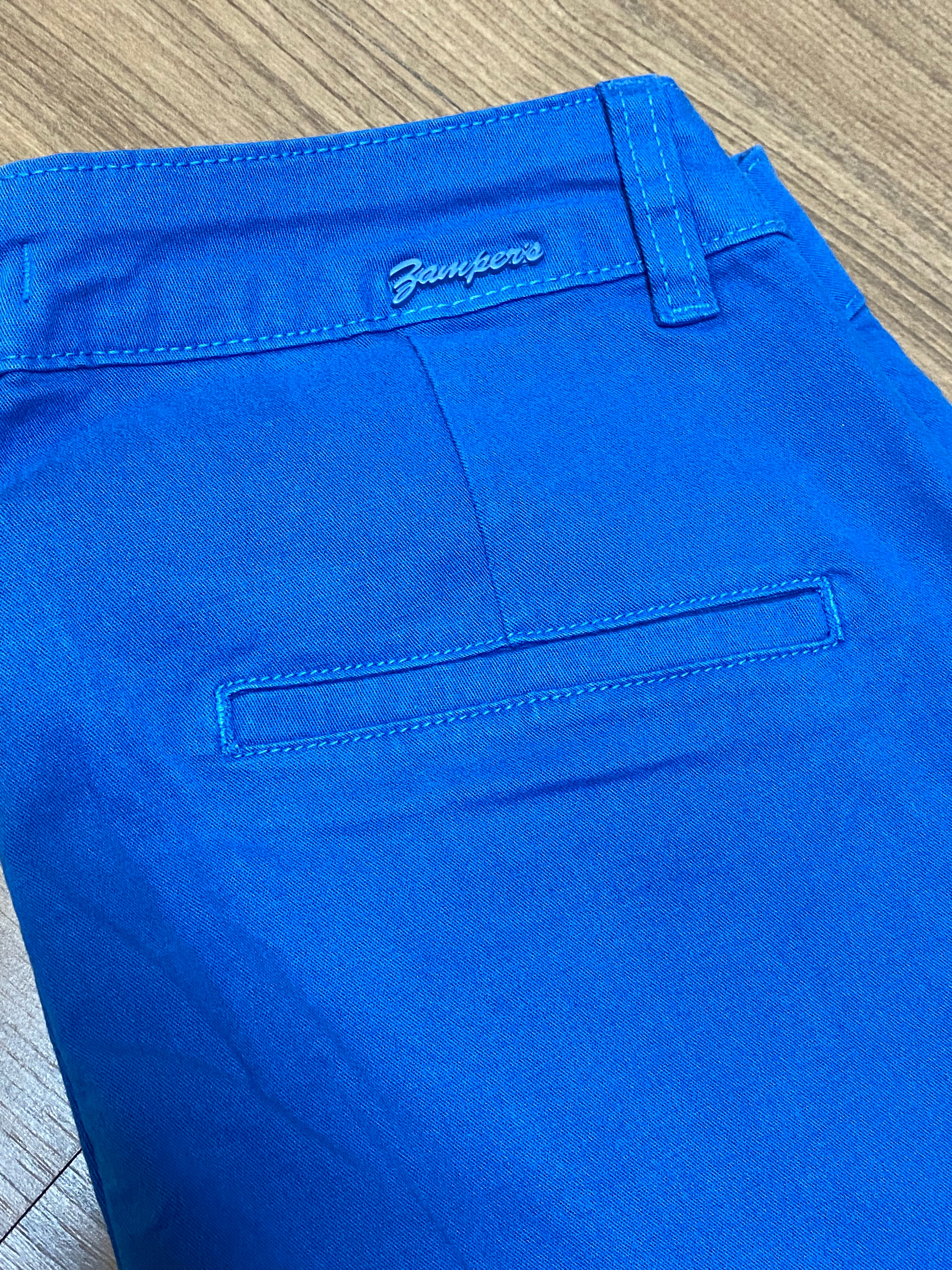 Bermuda azul denin sarja comprida - Zampers