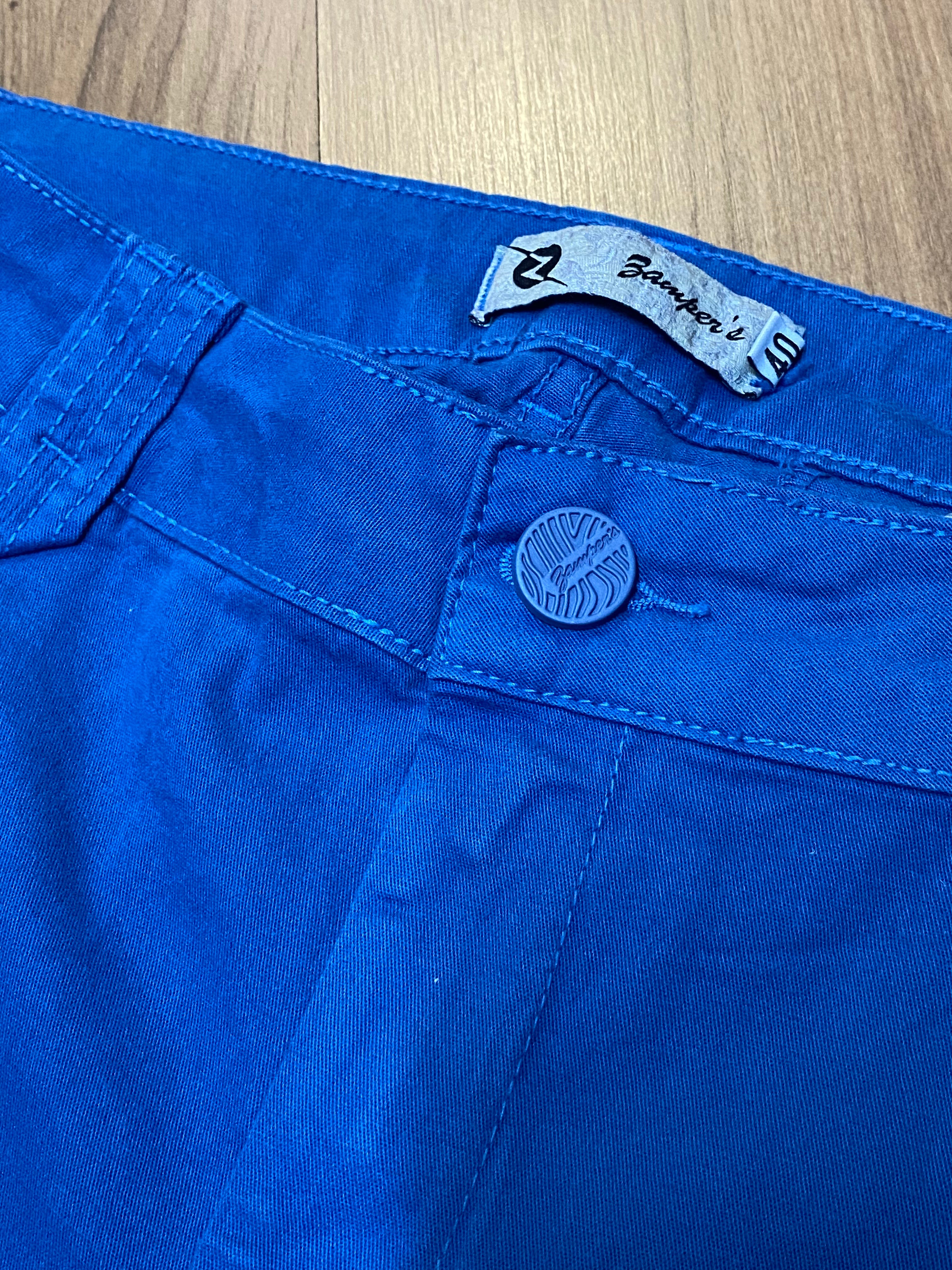 Bermuda azul denin sarja comprida - Zampers