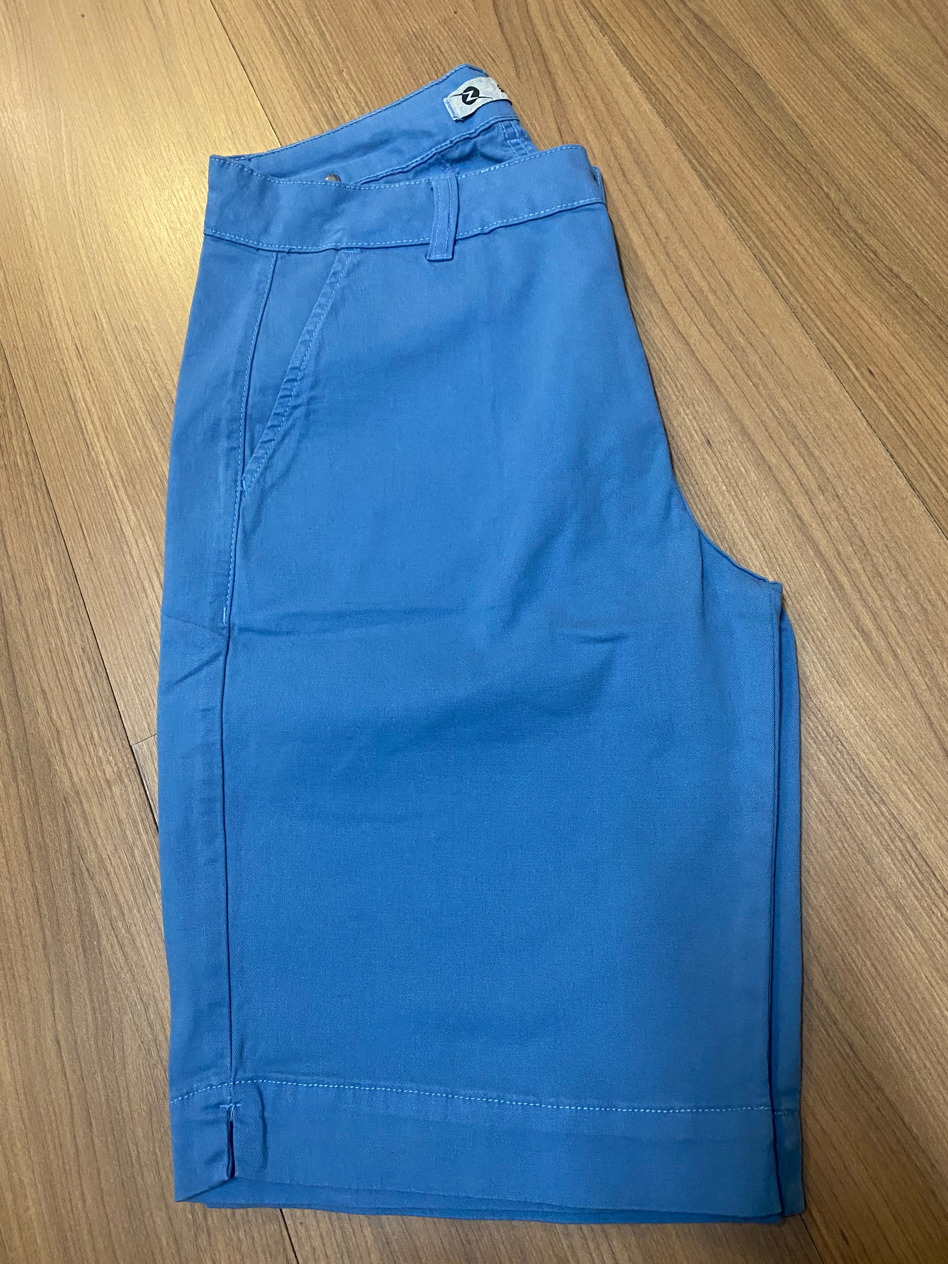 Bermuda azul denin sarja compida - Zampers