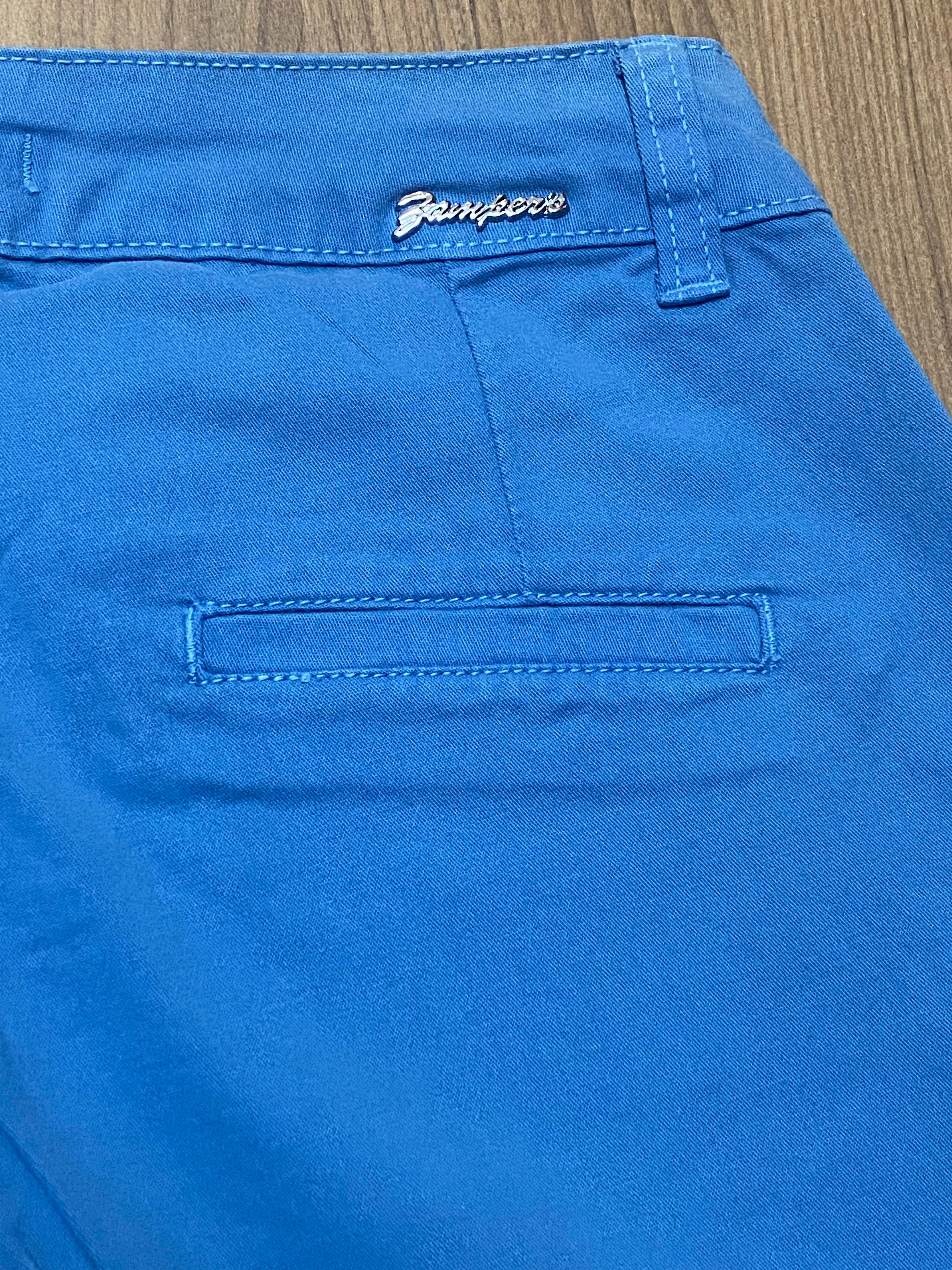 Bermuda azul denin sarja compida - Zampers