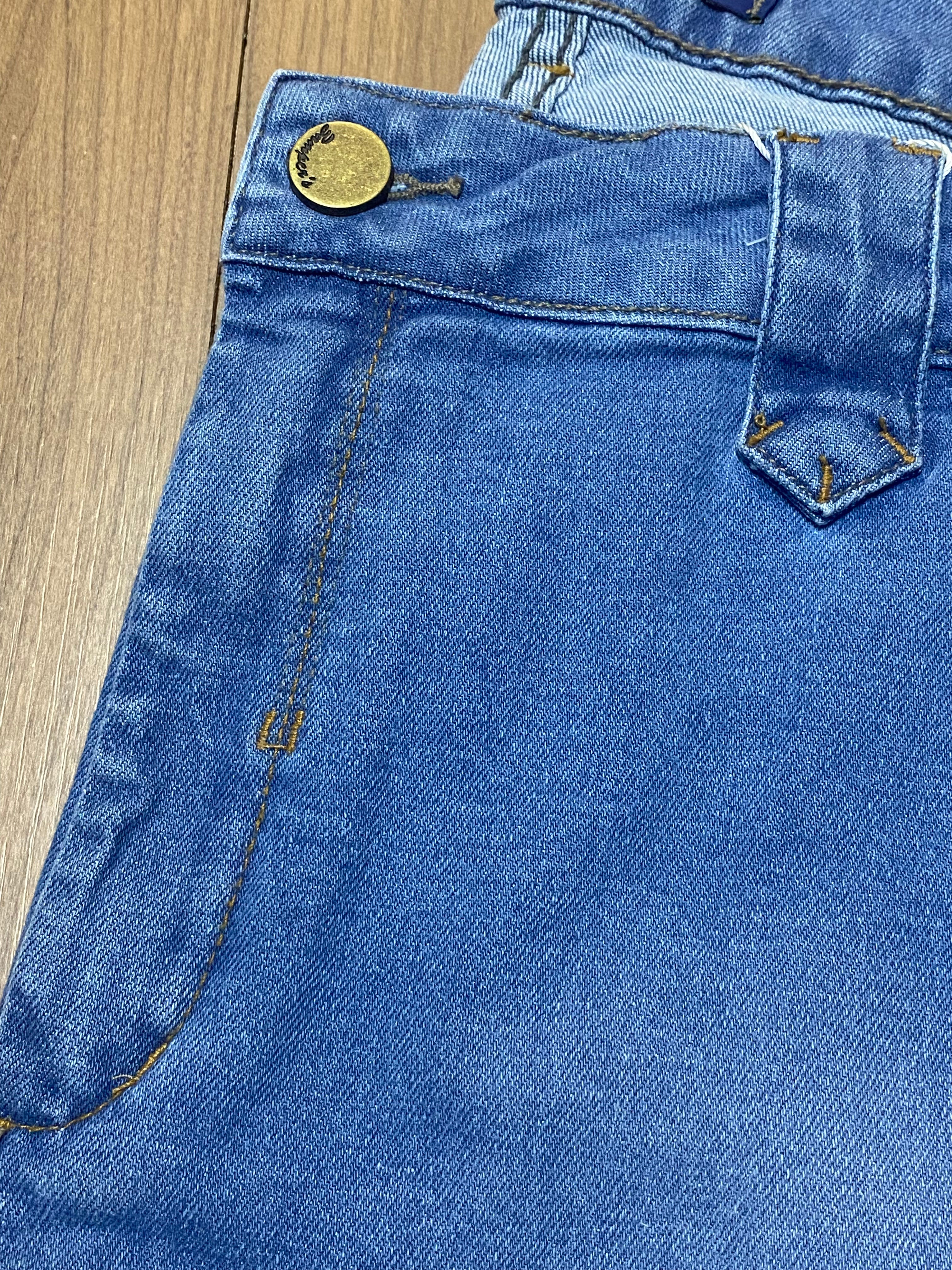 Bermuda delave jeans bolso faca - Zampers