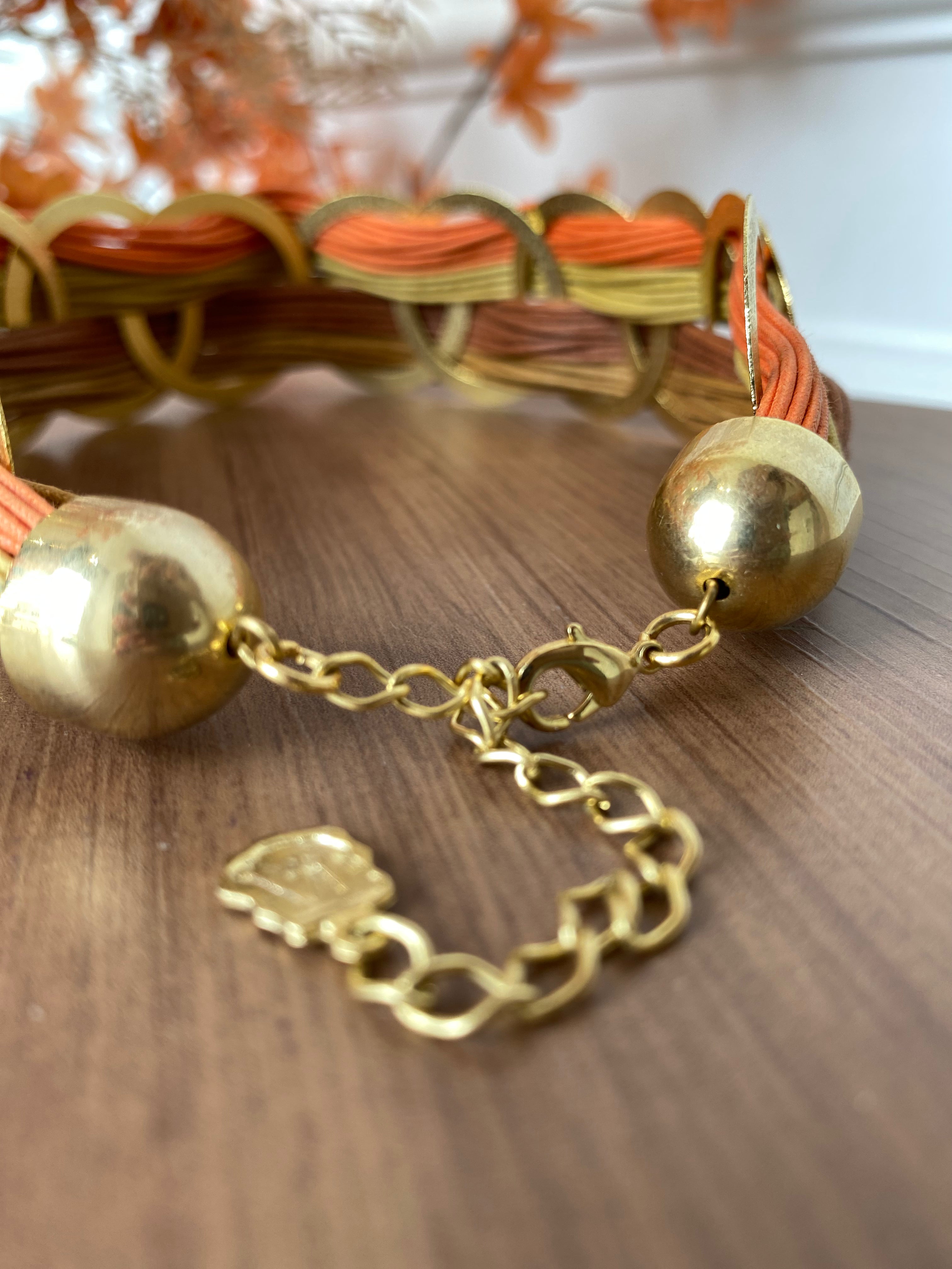 Choccker fio encerado tons terrosos lázara