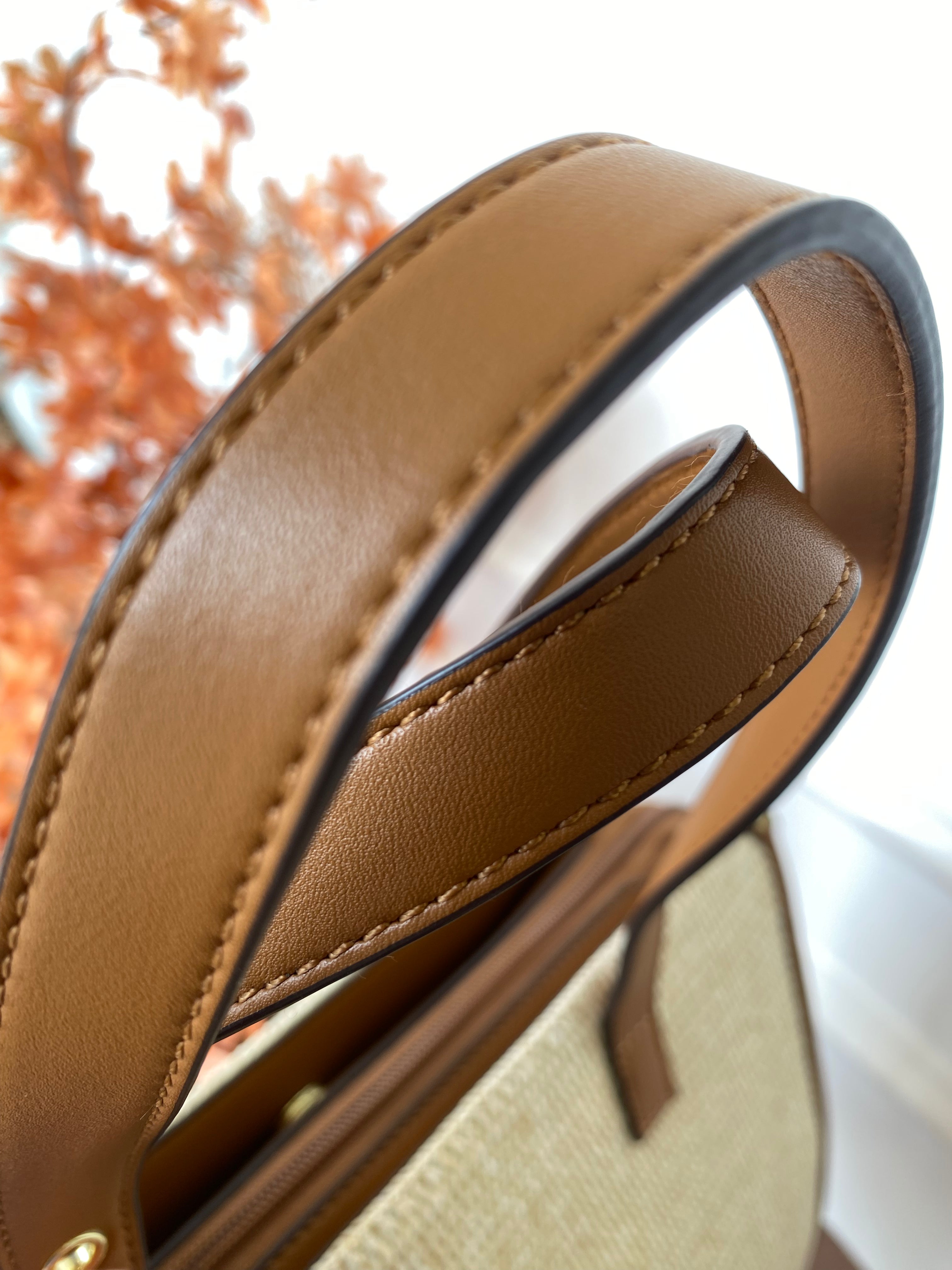 Bolsa palha alça caramelo - Finder