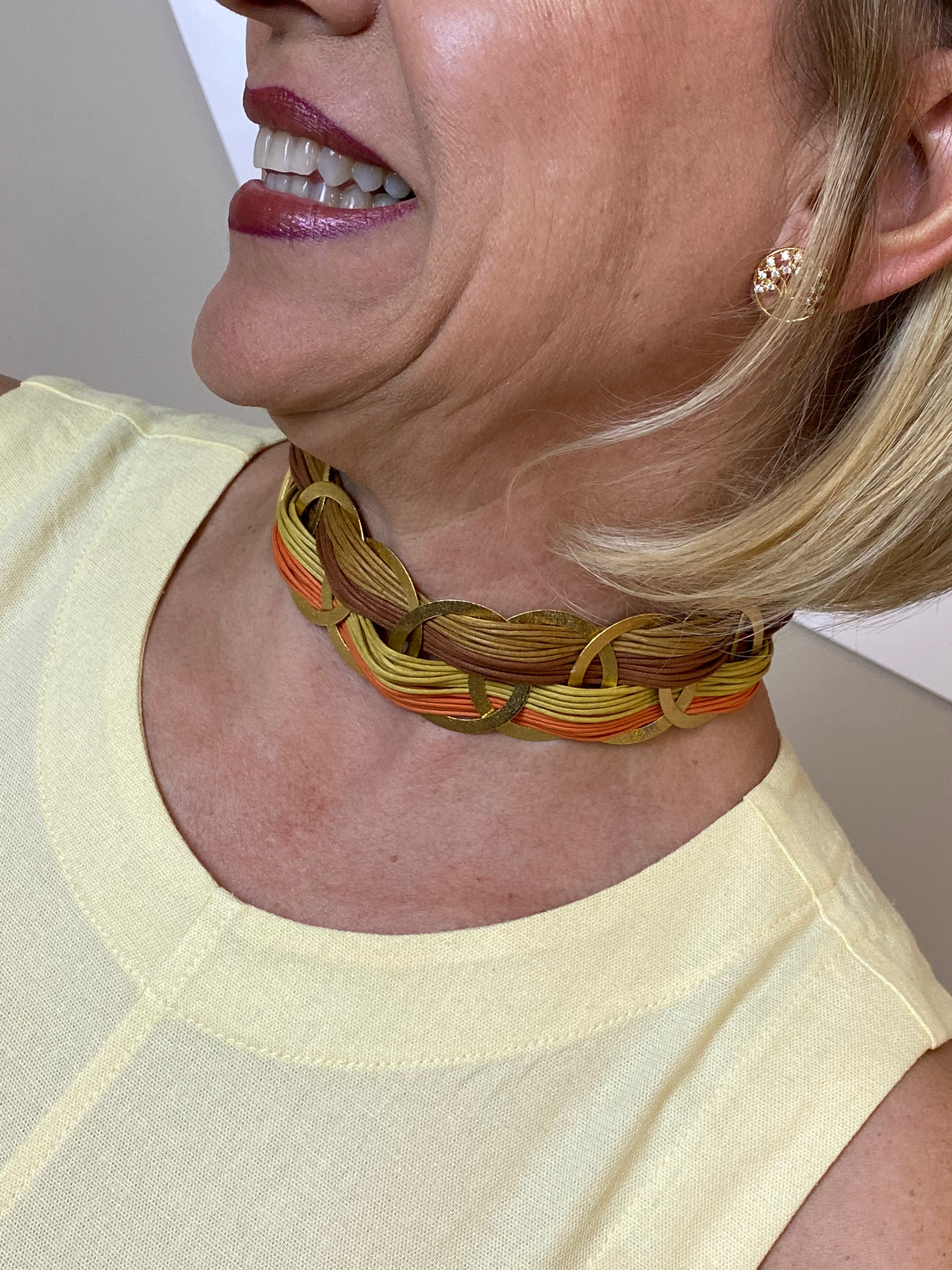 Vestido midi amarelo cinto corda - Seiki