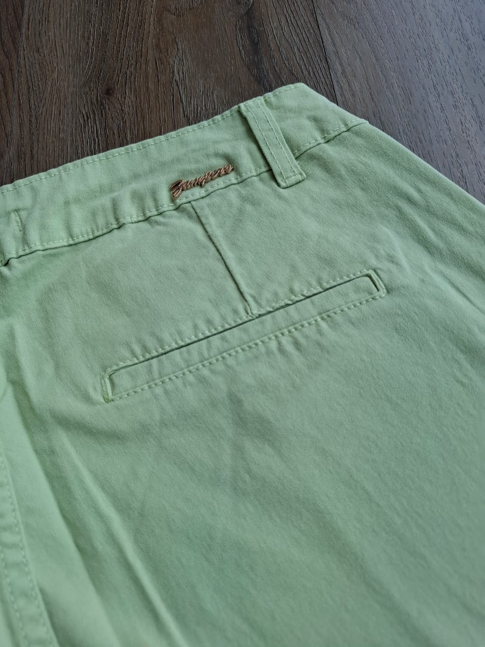 Bermuda sarja bolso faca verde - Zampers